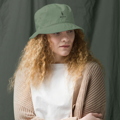 MATA bucket hat in organic cotton twill