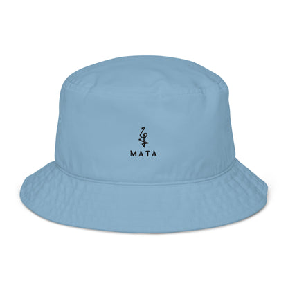 MATA bucket hat in organic cotton twill